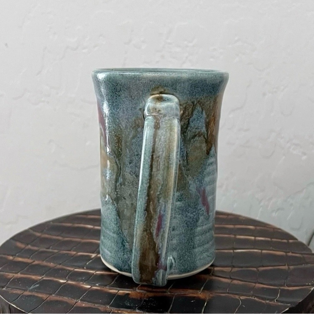 Studio Pottery Hand Thrown Mug Signed Calhoun 4.5” - Picture 7 of 9